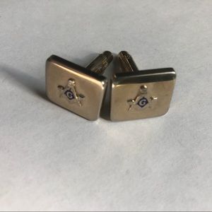 Masonic cuff links